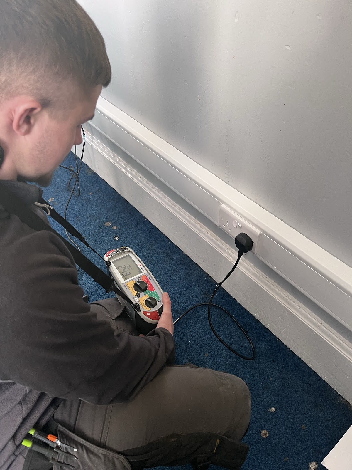 Electrical safety inspection carried out by electricians in Stafford